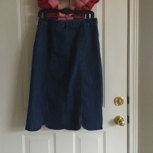 Christopher & Banks denim skitrt